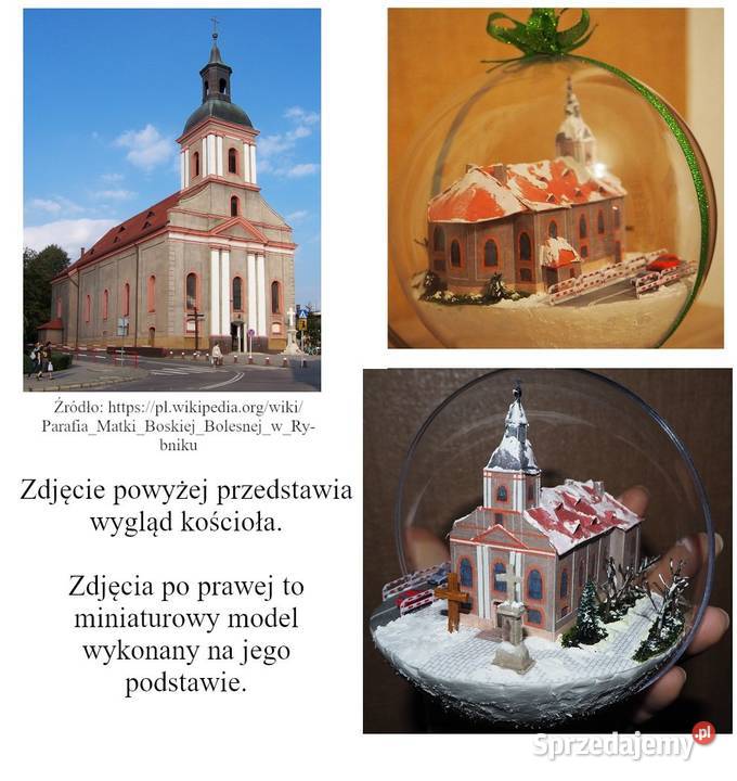 bombka ręcznie robiona spersonalizowana na Żory