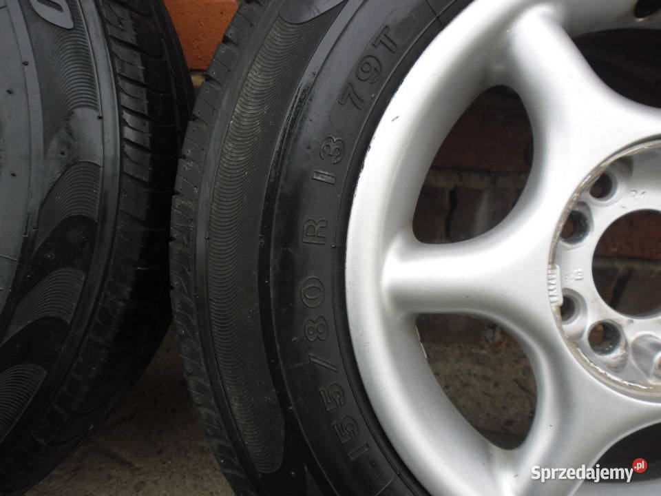 Alufelgi z oponami R 13 Jasło