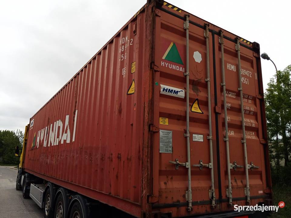 Kontenery 40HC UŻYWANE WARSZAWA