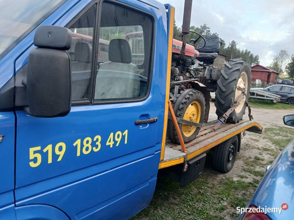 Volkswagen lt35 laweta niebieski Autolawety Osowo Leśne