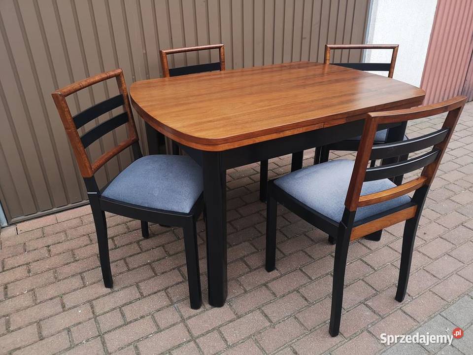 Komplet ARTDECO Orzech Zgrabny Antyk Stary wielkopolskie