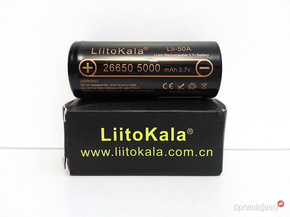 AkumulatorOgniwo LiitoKala Lii50A 26650 Liion 37 Łódź