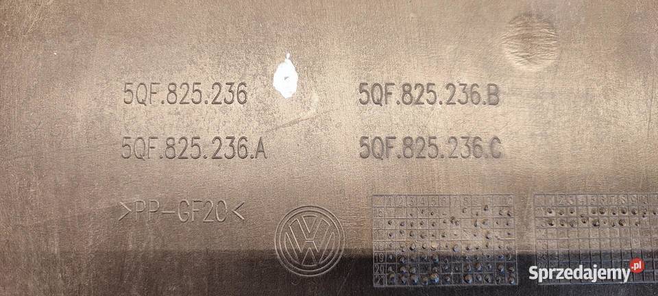 VW TIGUAN II OSŁONA POD SILNIK 5QF825236A