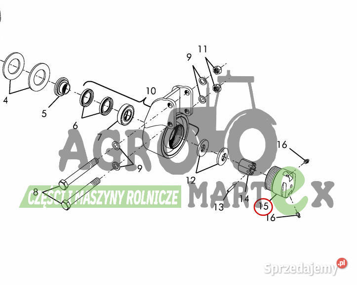 447709 208027 ŁOŻYSKO Z PIASTĄ VADERSTAD Wichrów
