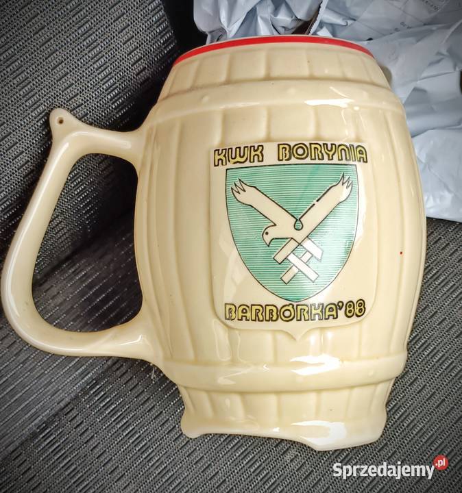 ceramiczny kufel pamiątkowy z okazji Barbórki w Gorzów Wielkopolski