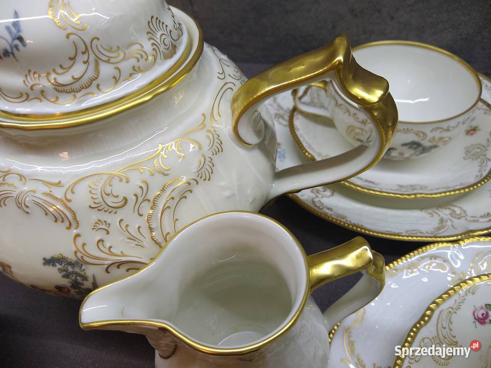 Serwis herbata Rosenthal SanssoucI Hoeroldt Antyki, Sztuka, Kolekcje wielkopolskie Kalisz