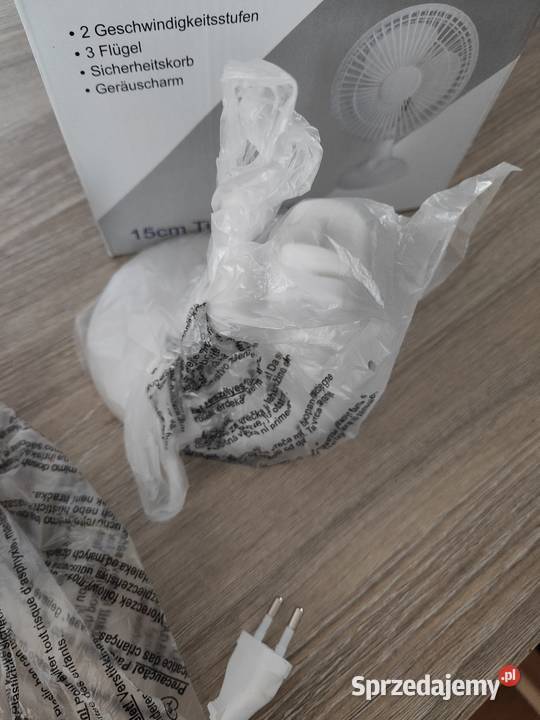 Kompaktowy wentylator biurkowy Salco Człuchów
