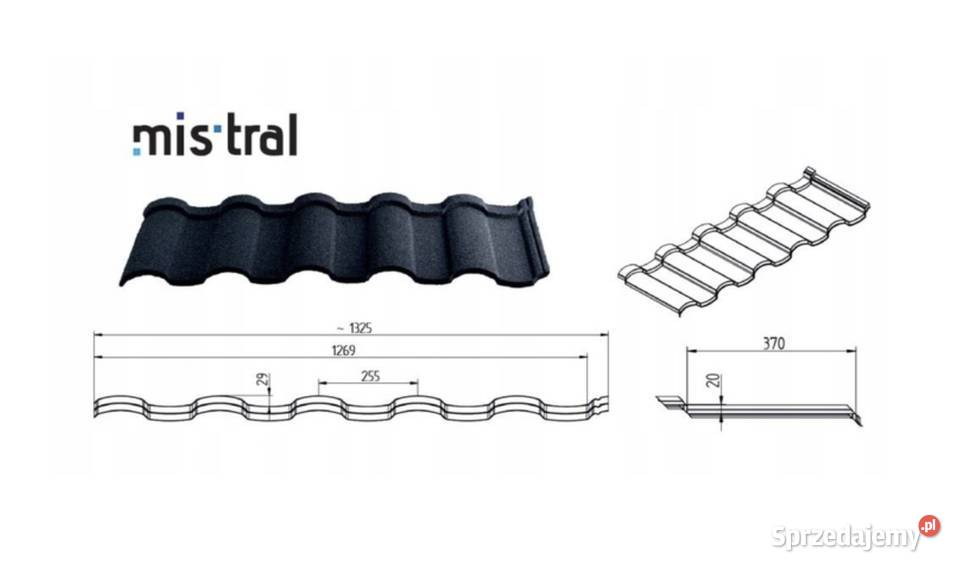 Dachówka blacha z posypką z kruszywem skalnym podlaskie