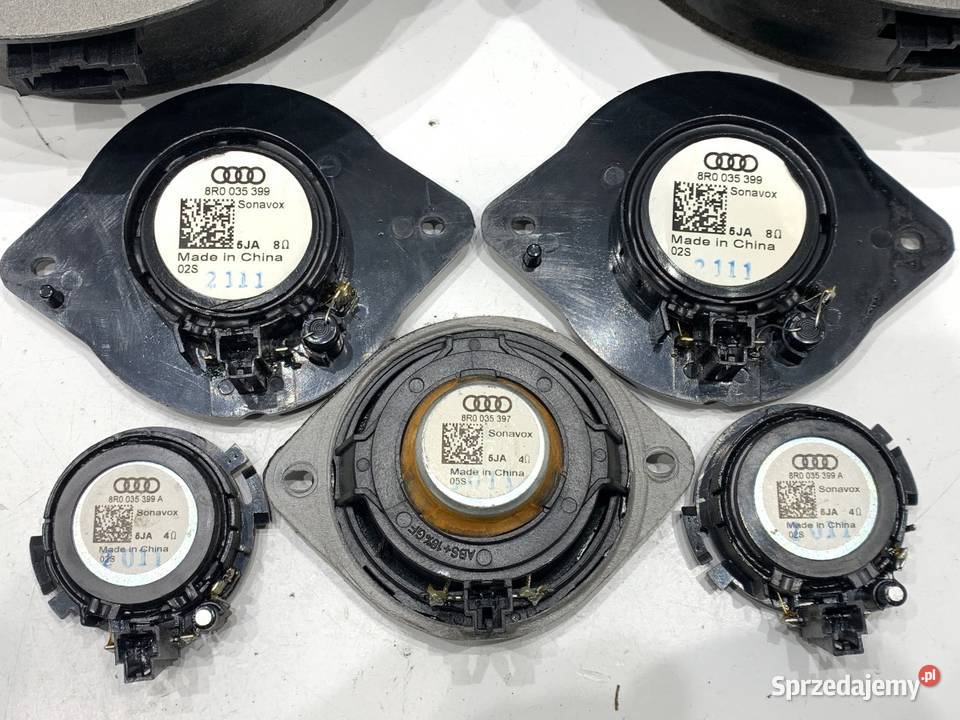GŁOŚNIKI KOMPLET AUDI Q5 8R 8R0035415A SUV 0817 sprzedam
