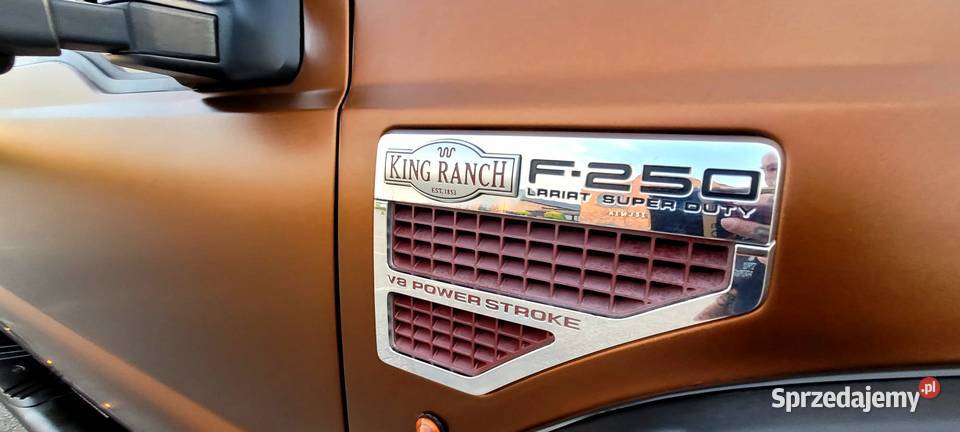 Ford F250 64TD v8 PowerStroke 4x4 King Ranchlift nieuszkodzony Samochody osobowe