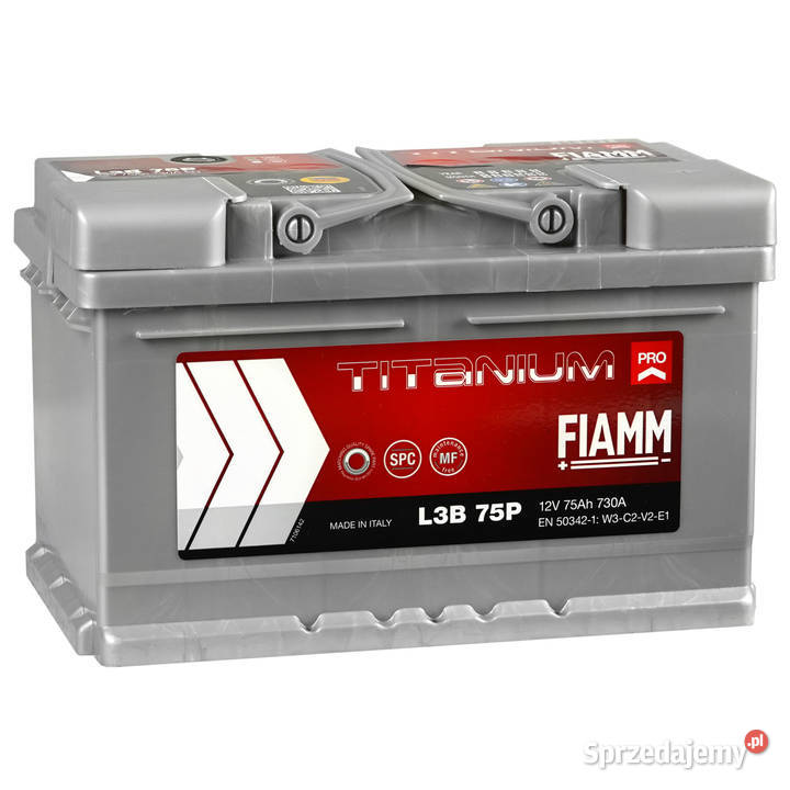 Akumulator FIAMM TITANIUM PRO 12V 75Ah 730A osobowe Gdynia