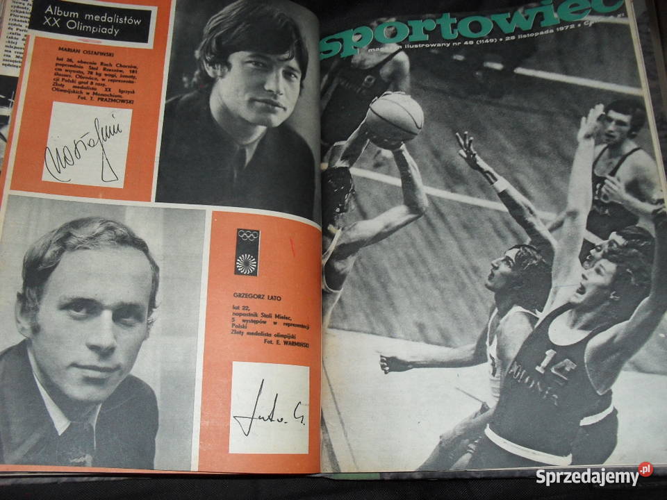 Sportowiec 1972 52 numery Wrocław