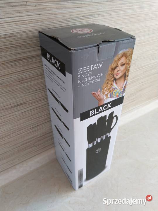 NAJTANIEJ Zestaw Noży Noże Stojak Nożyczki 7el Zabrze sprzedam