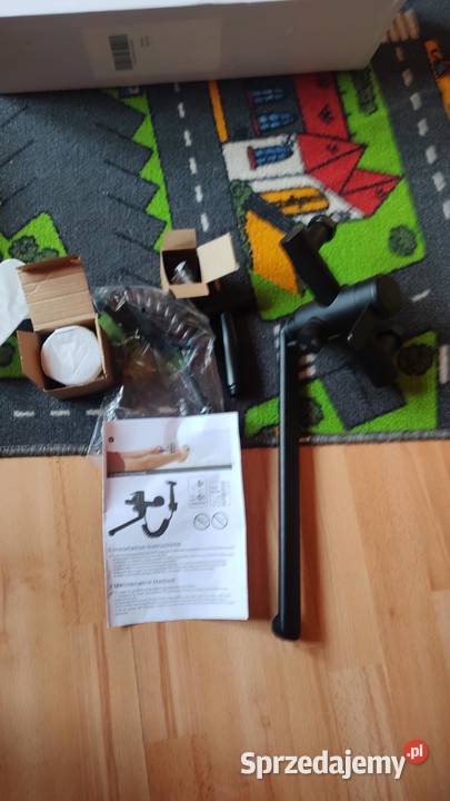 Czarna bateria kuchenna z wyciąganą wylewką 231 Baterie kuchenne Książ Wielkopolski