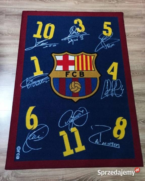 DYWAN młodzieżowy FC Barcelona Dywanik kibica Dywany i wykładziny Brzostek
