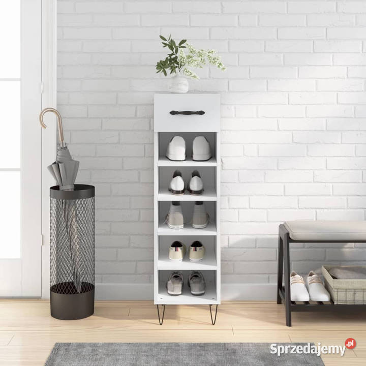 Szafka na buty biała 30x35x105 materiał Warszawa