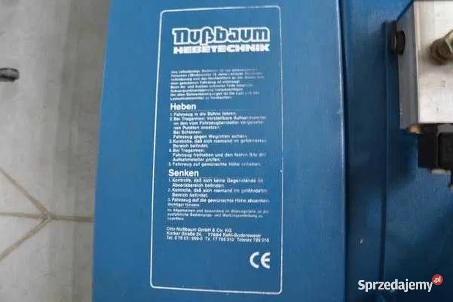 Podnośnik kolumnowy Nussbaum Hebetechnik Biertowice