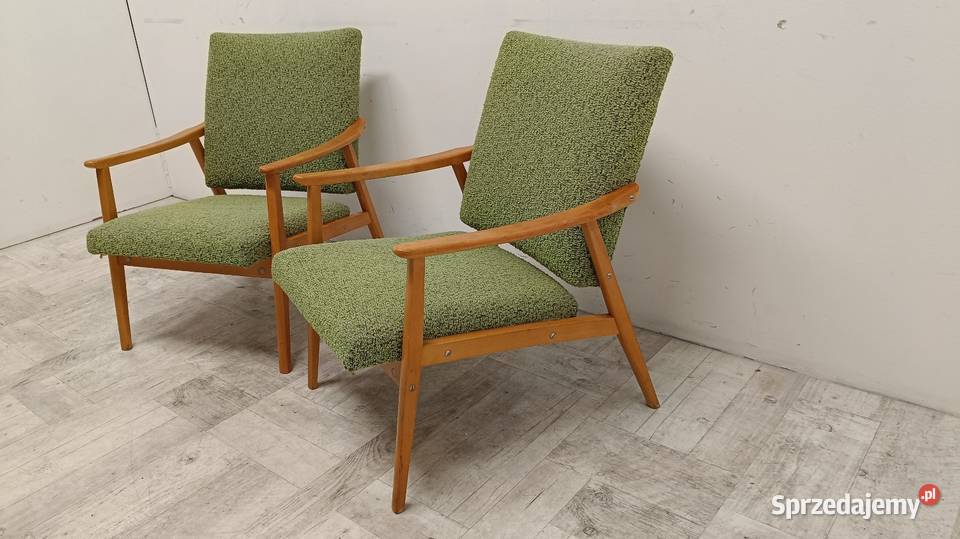 fotele PRL design vintage lata 70te Radomsko sprzedam