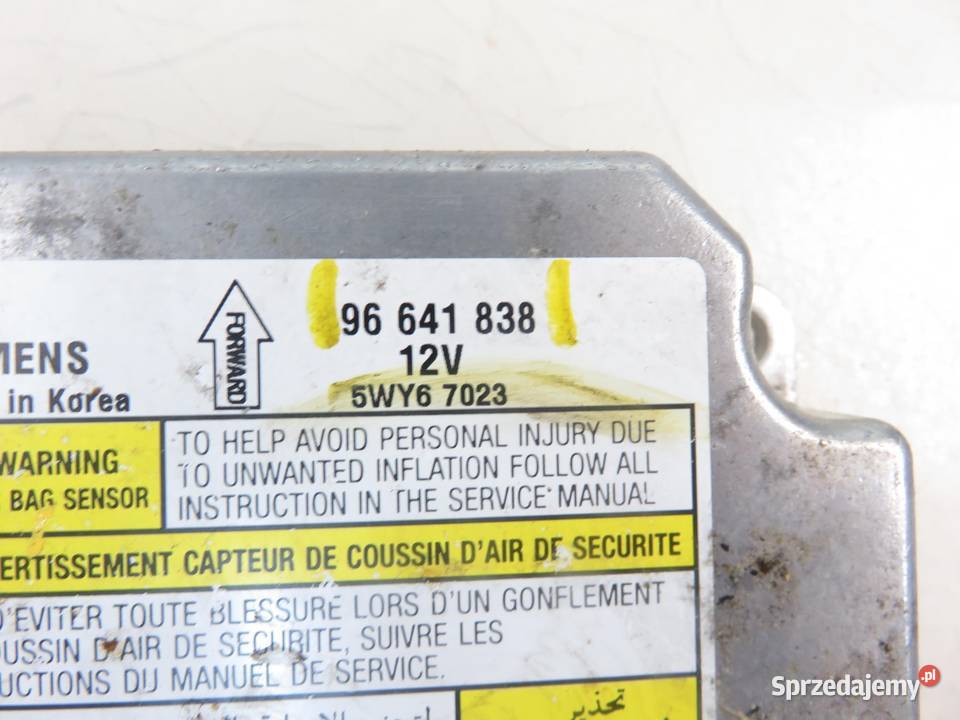 MODUŁ AIRBAG CHEVROLET EPICA KL1 96641838