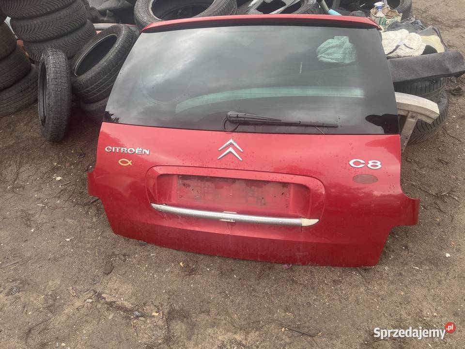 Klapa tyl citroen c8 wisnia Margonin