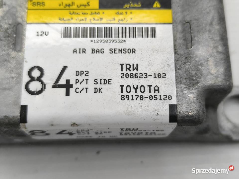 MODUŁ PODUSZEK AIR BAG TOYOTA AVENSIS II T25 Układ elektryczny, zapłon