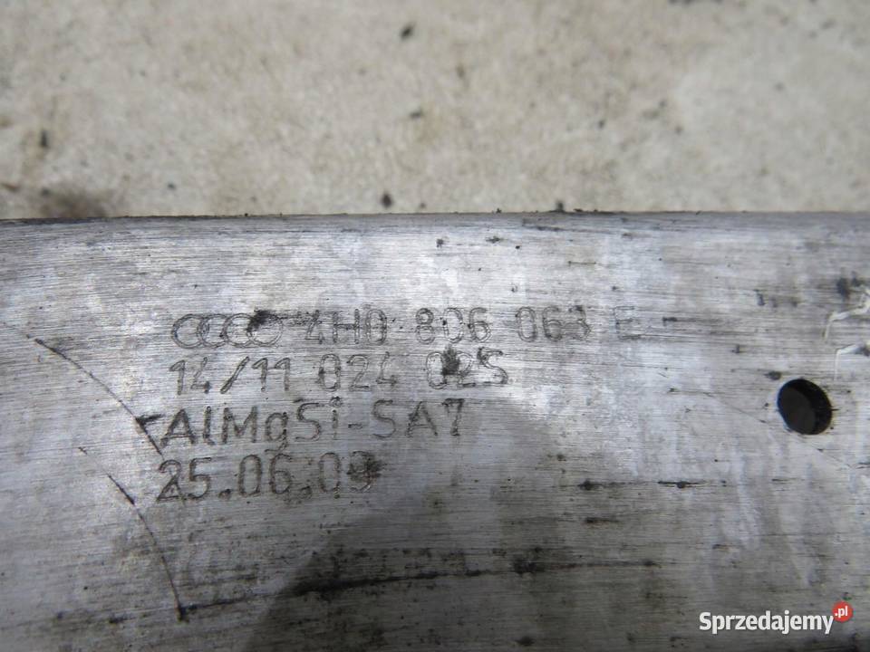 STREFA ZGNIOTU PRAWA AUDI A8L D4 4H0806064E