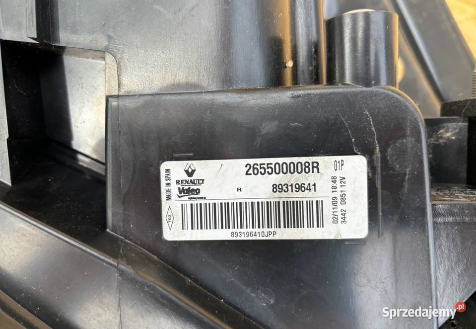 LAMPA TYŁ PRAWA RENAULT MEGANE 3 III COUPE osobowe Lampy tylne Międzychód