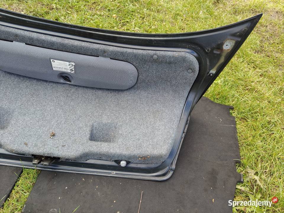 Bmw e46 sedan tylna klapa czarna schwarz2 Bez Aleksandrów Łódzki