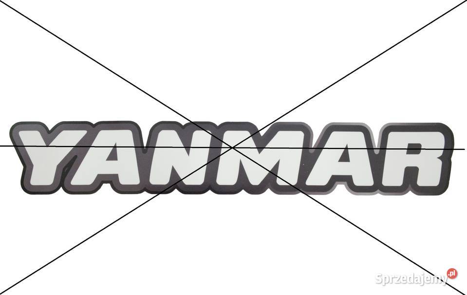 Naklejka YANMAR 48x285 mm Tajęcina
