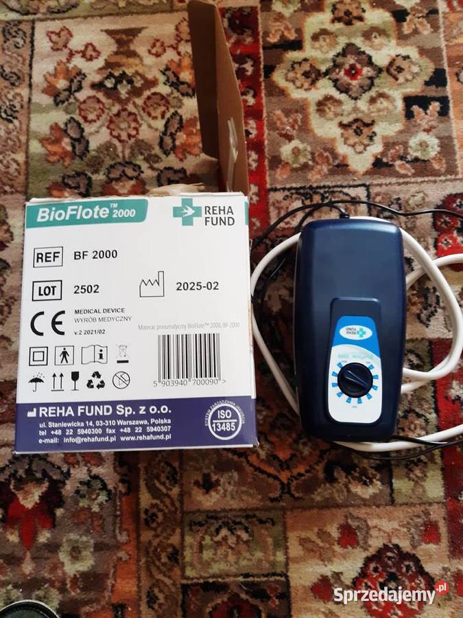 MATERAC PNEUMATYCZNY PRZECIWOLDEŻYNOWY BIOFLOTE Potulice