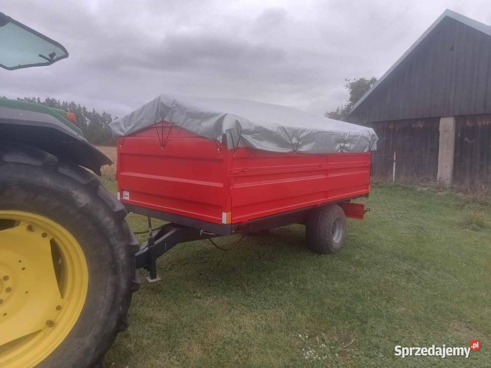 Przyczepa wywrotka jednoosiowa 45t wywrot TYM podlaskie Cimoszka