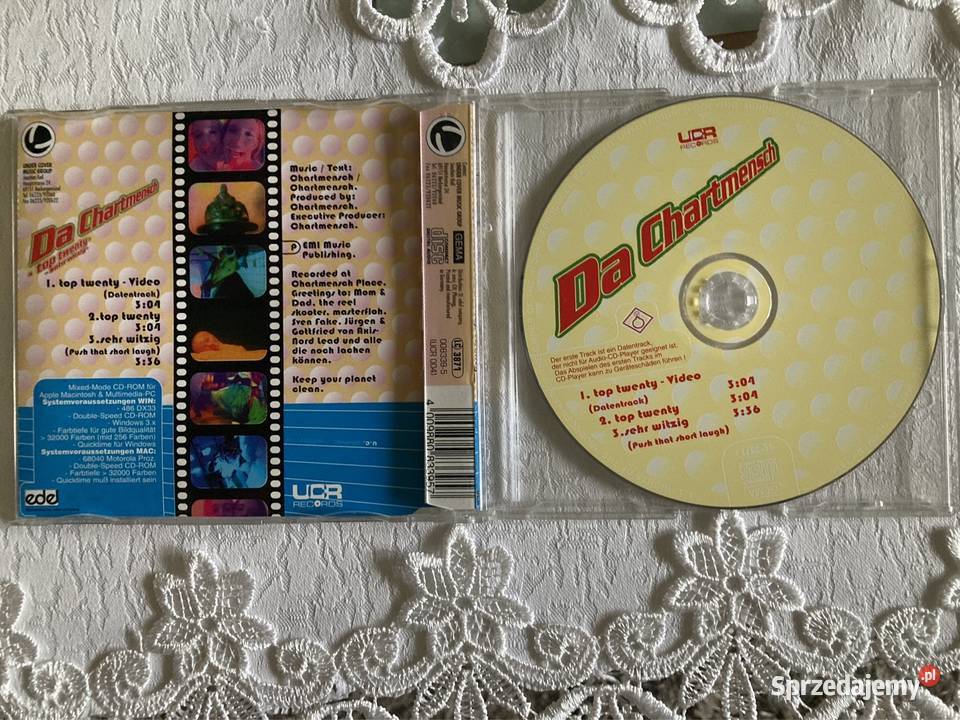 Płyta CD Single Video Datentrack Da Chartmensch Czerwionka-Leszczyny
