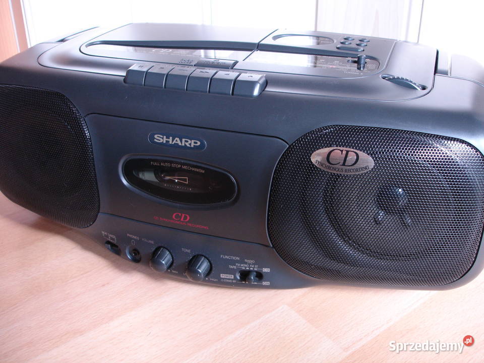 Radiomagnetofon SHARP QTCD45H Zielona Góra