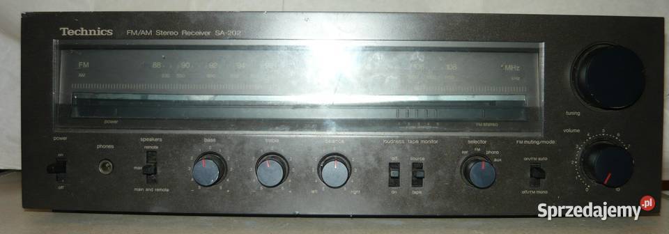 Technics Amplituner Radio wzmacniacz SA202 PRL Krotoszyn