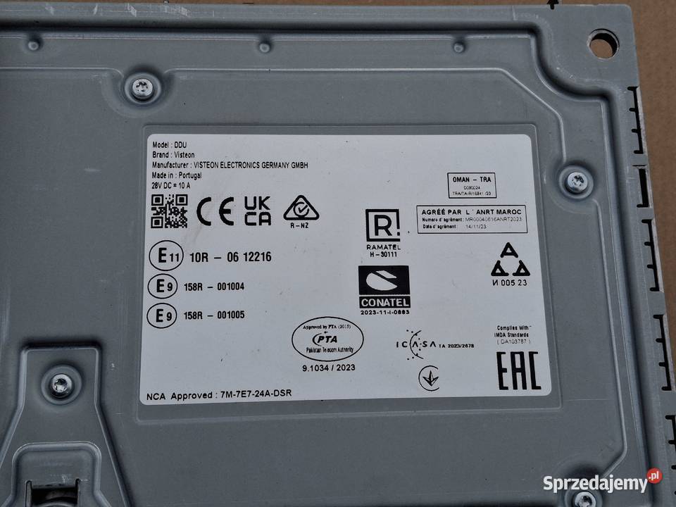 SCANIA EURO 6 MODUŁ STEROWNIK DDU1 DDU ADV ciężarowe Bieleń