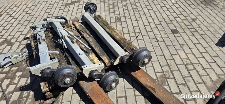 OSIE DO PRZYCZEP 3X1350 2X1800 URZĄDZENIA sprzedam