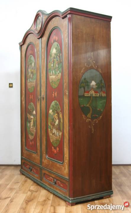 Piękna Szafa Malowana ANTYK UNIKAT AntykiMarki mazowieckie