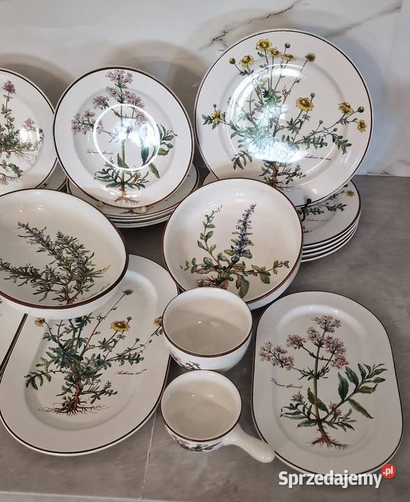 VilleroyBoch Botanica serwis obiadowy 5 osób Nałęczów