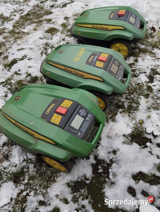 3 roboty koszące John Deere Tango E5 Gościeradów Ukazowy