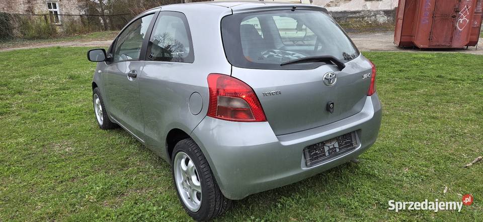 Toyota Yaris 10 2007r nieuszkodzony podkarpackie Przemyśl