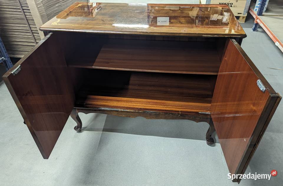 KOMODA BUFET LUDWIKOWSKA ORZECH DREWNIANA ANTYK Wiślinka sprzedam