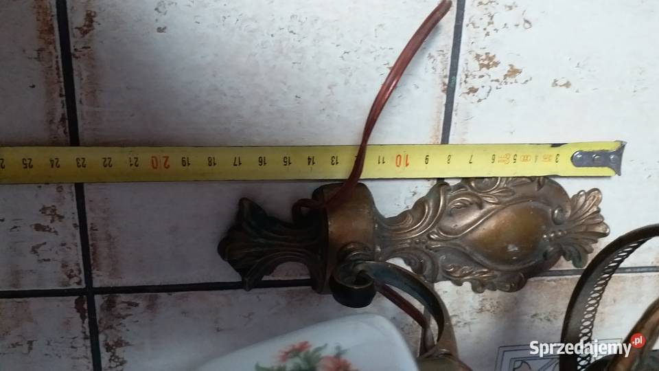 27Kinkiet mosiężnypiękny stanstylowy Gorzów Wielkopolski