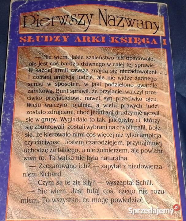 Pierwszy Nazwany Słudzy Arki Księga 1 Jonathan Chełm