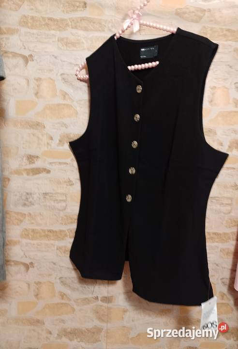 4446 XXL3XL ASOS Design Czarna prążkowana