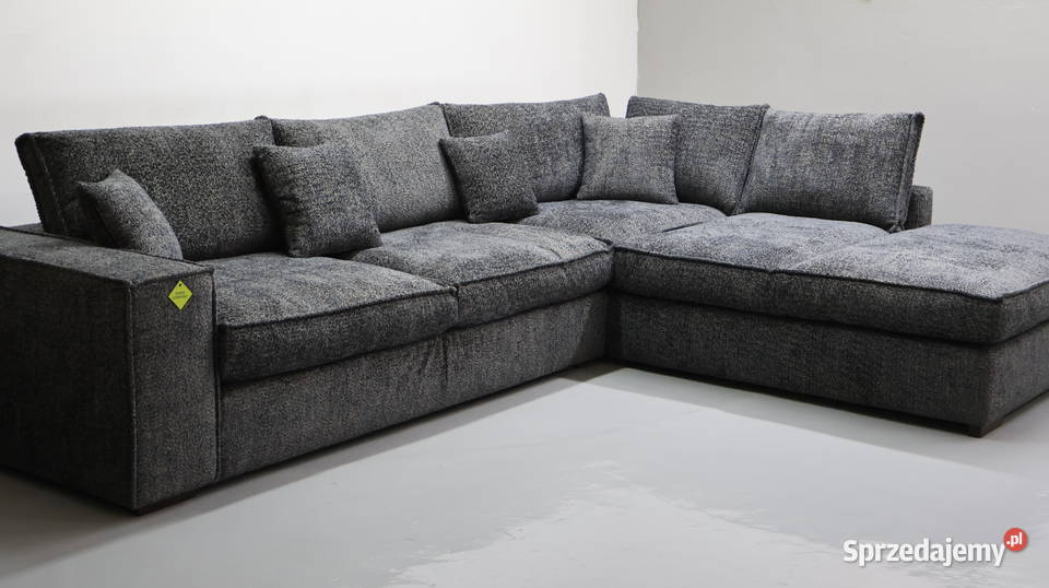TDi NOWOCZESNY NAROŻNIK KANAPA ciemna tkanina 95cm Narożniki Poznań