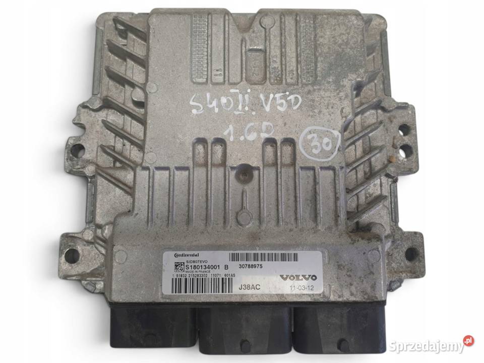 Volvo S40 II V50 16 D STEROWNIK SILNIKA komputer osobowe