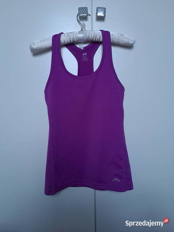 HM Sportowy top sportowa bokserka fioletowa Rozmiar 34(XS) Warszawa