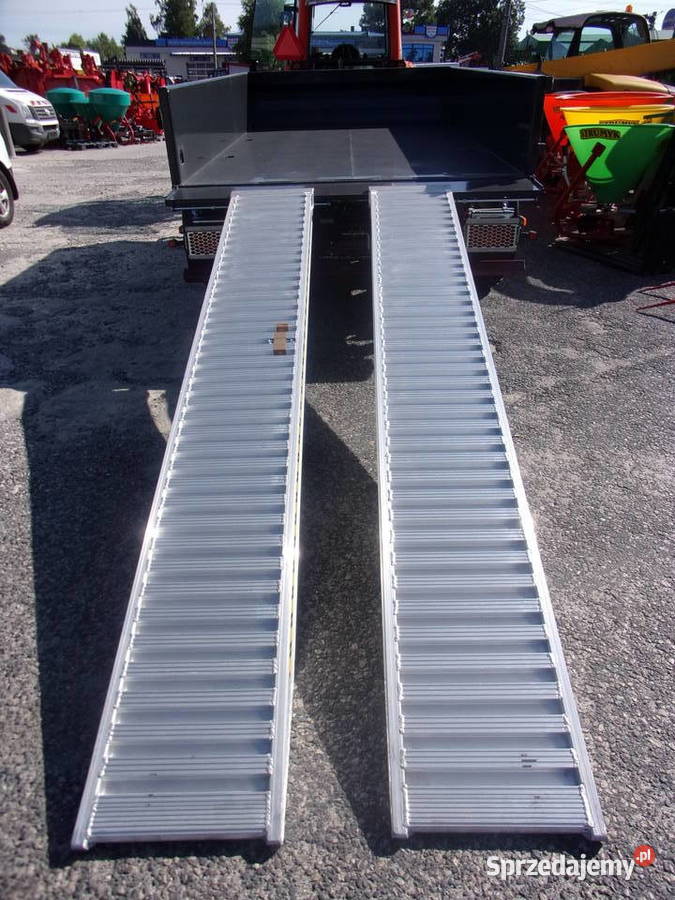 Przyczepa budowlana z najazdami resor T6794MN Opoczno