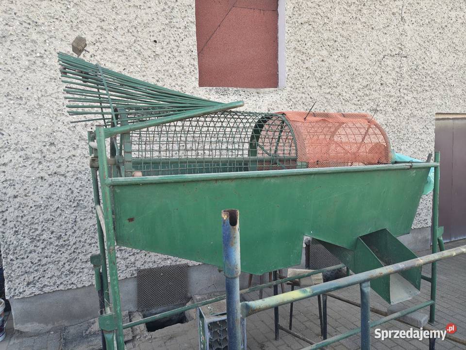 Sortownik do ziemniaków bębnowy z napędem
