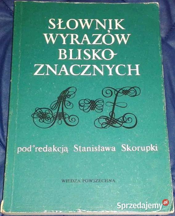 Słownik wyrazów bliskoznacznych Stanisław Chełm